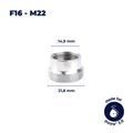 Adaptor pentru robinet F16–M22