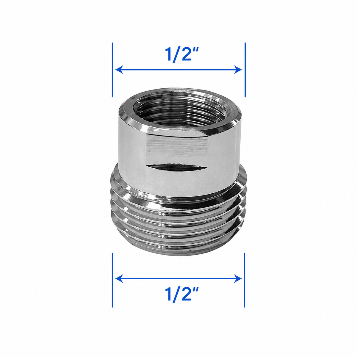 Adaptor pentru robinet BSP 1/2″ — exterior la interior
