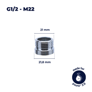 Adaptor pentru robinet G1/2–M22
