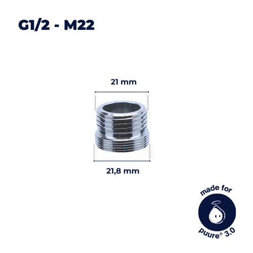 Adaptor pentru robinet G1/2–M22