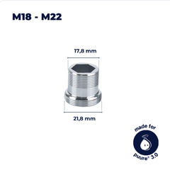 Adaptor pentru robinet M18–M22