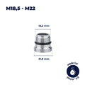 Adaptor pentru robinet M18.5–M22