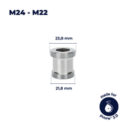 Adaptor pentru robinet M24–M22