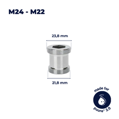 Adaptor pentru robinet M24–M22